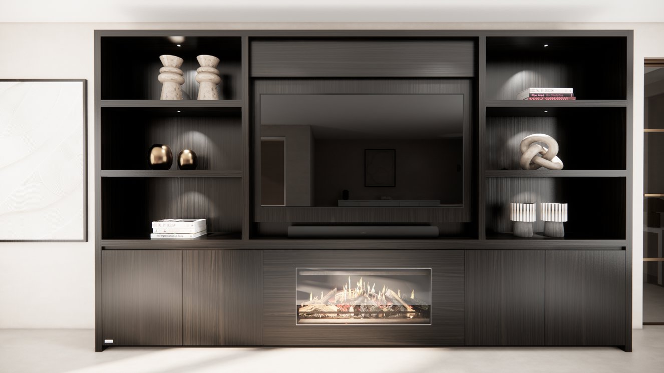 Cinewall	Andrew King-size 350-410	cm Eiken Kalfire	E-ONE