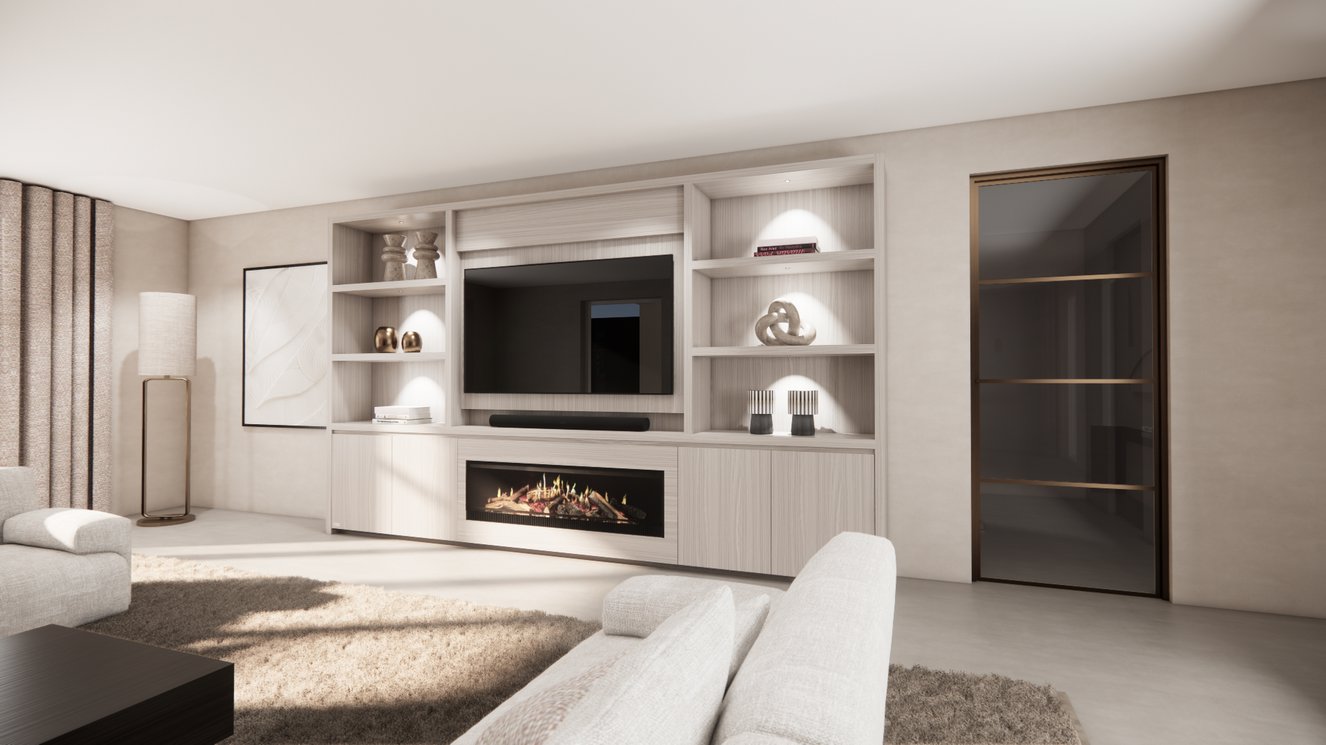 Cinewall	Andrew King-size 350-410	cm Eiken Kalfire	E-SERIE