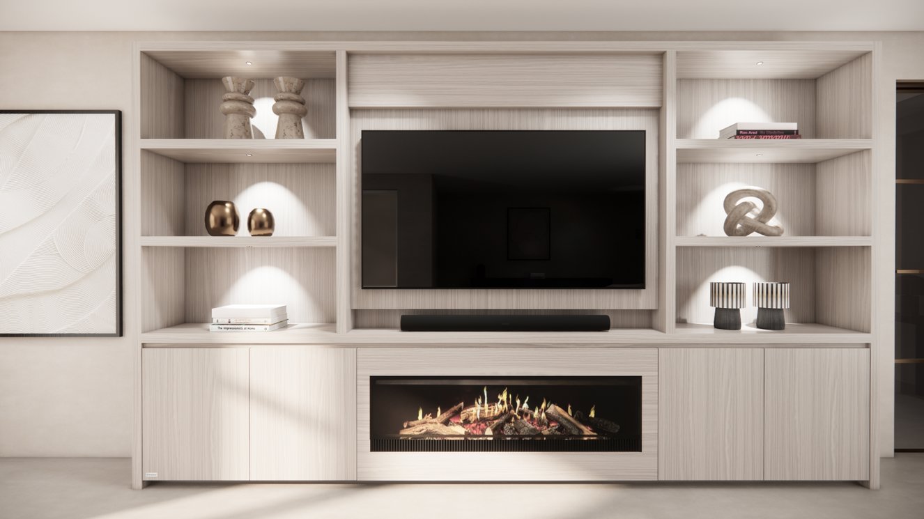 Cinewall	Andrew King-size 350-410	cm Eiken Kalfire	E-SERIE