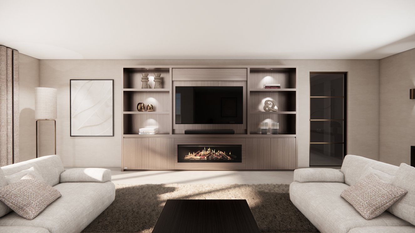 Cinewall	Andrew King-size 350-410	cm Eiken Kalfire	E-SERIE