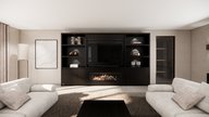 Andrew Cinewall King-size 350-410 cm Eiken Kalfire E-SERIE E65