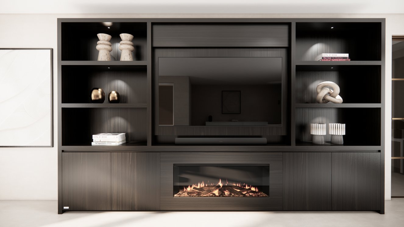 Cinewall	Andrew King-size 350-410	cm Eiken British	Fires