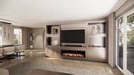 Grace Cinewall King-size 350-410 cm Eiken British Fires 1600