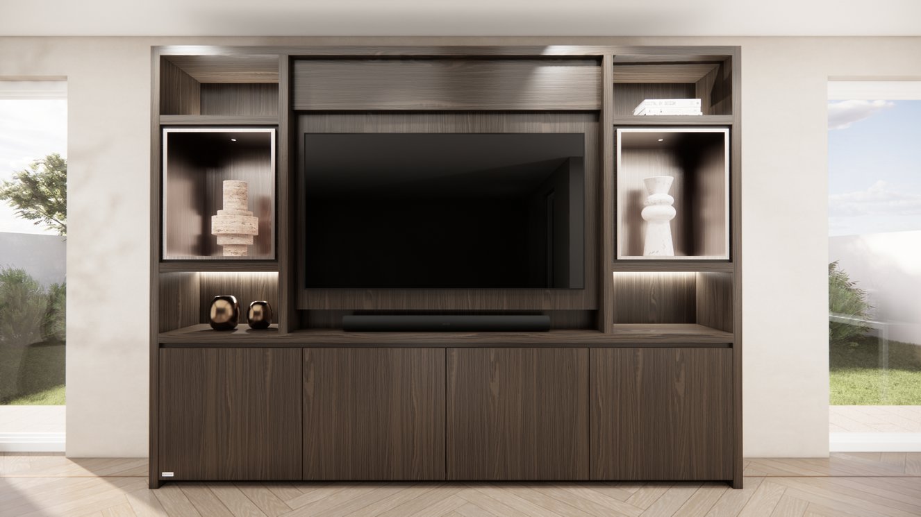 Cinewall	Cole Queen-size 280-340	cm Eiken