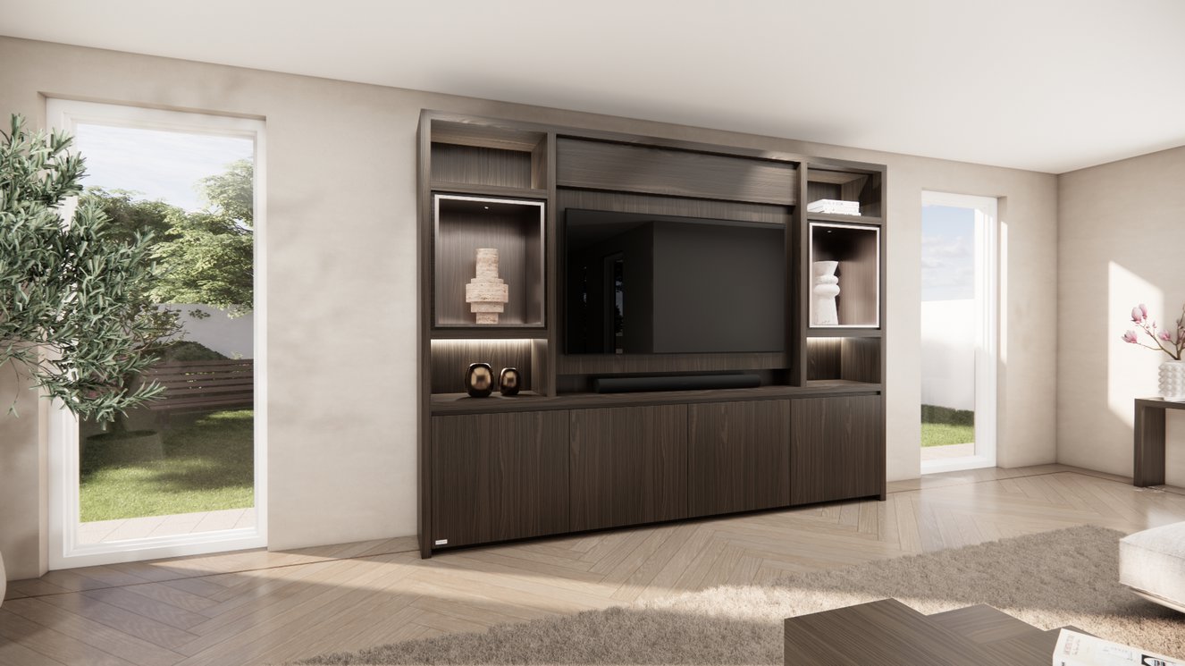 Cinewall	Cole Queen-size 280-340	cm Eiken