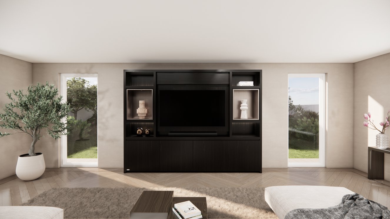 Cinewall	Cole Queen-size 280-340	cm Eiken