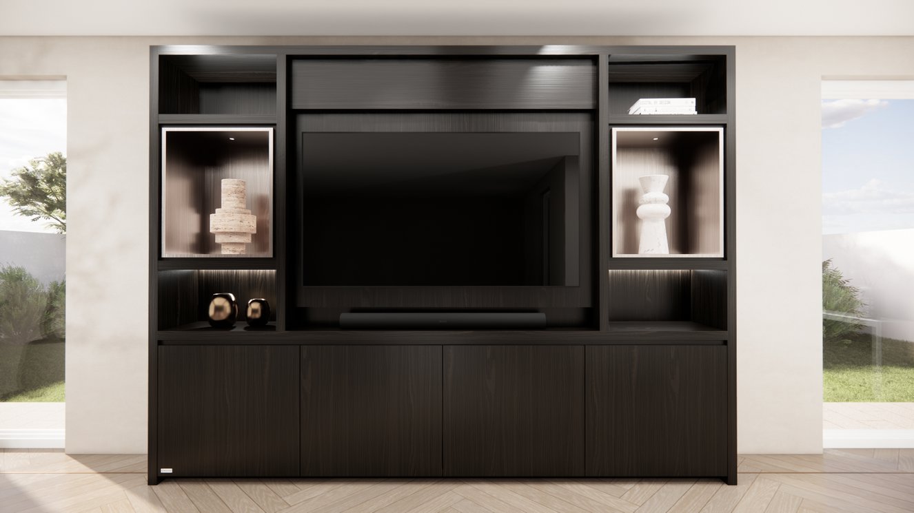 Cinewall	Cole Queen-size 280-340	cm Eiken