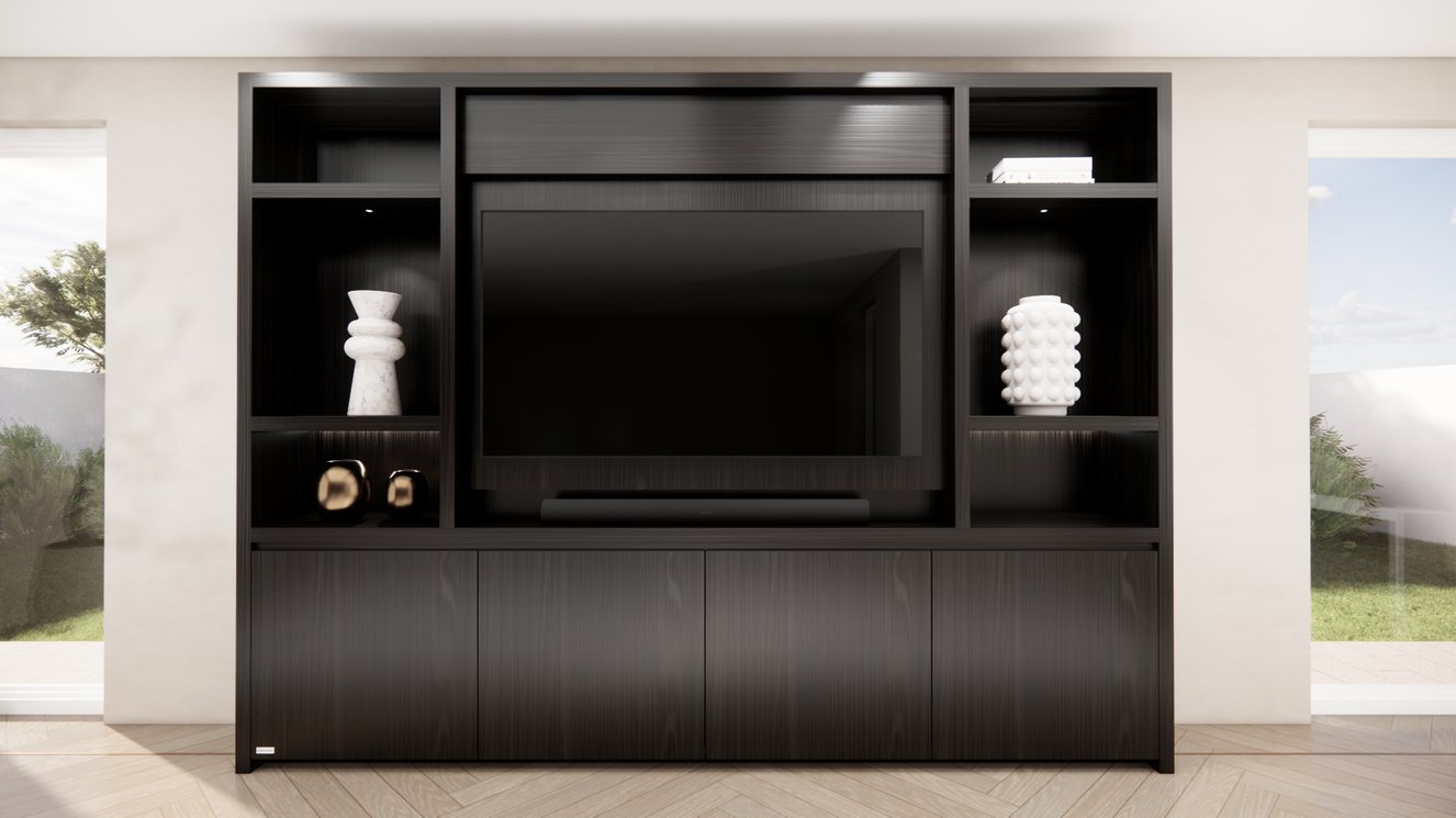 Cinewall	Hudson Queen-size 280-340	cm Eiken