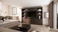 Cinewall Andrew 280-340 Eiken Met open vakken