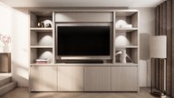 Cinewall Andrew 280-340 Eiken Met open vakken