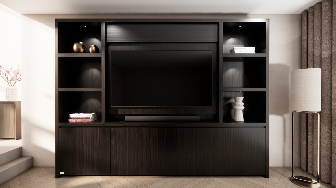 Cinewall	Andrew Queen-size 280-340	cm Eiken