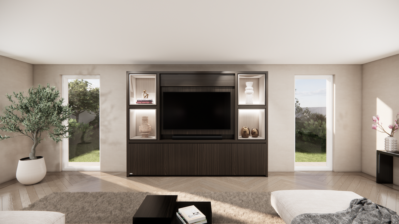 Cinewall	Grace Queen-size 280-340	cm Eiken