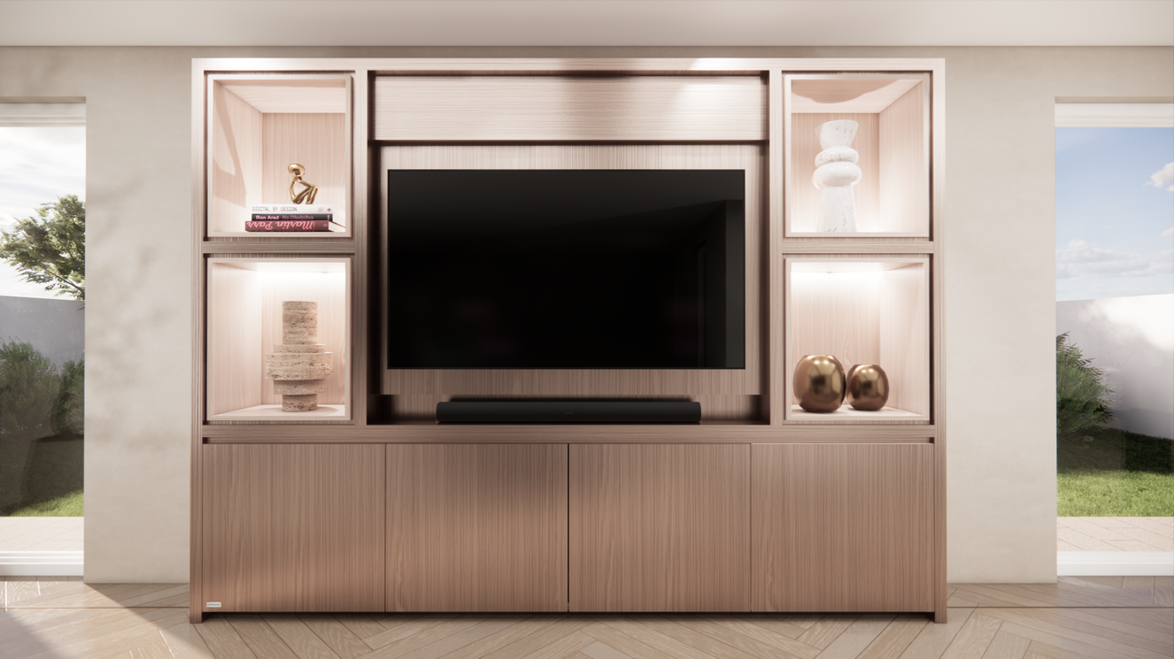 Cinewall	Grace Queen-size 280-340	cm Eiken