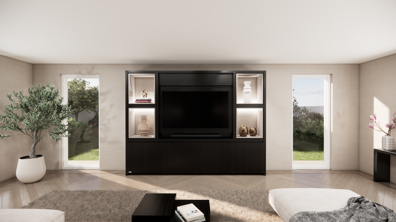 Cinewall	Grace Queen-size 280-340	cm Eiken