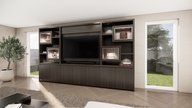 Monroe Cinewall King-size 350-410 cm Eiken