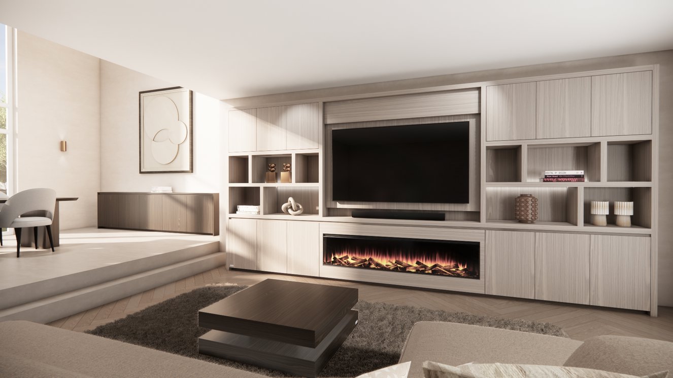 Cinewall	Laurel Royal-size 420-480	cm Eiken British	Fires