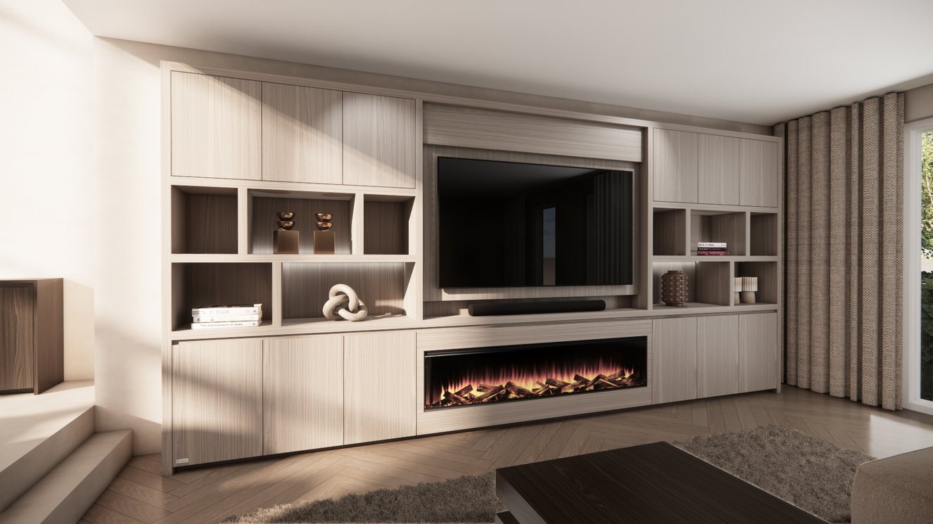 Cinewall	Laurel Royal-size 420-480	cm Eiken British	Fires