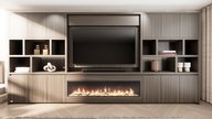 Laurel Cinewall Royal-size 420-480 cm Eiken Dimplex 74Inch