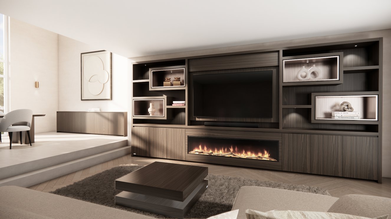 Cinewall	Monroe Royal-size 420-480	cm Eiken Dimplex