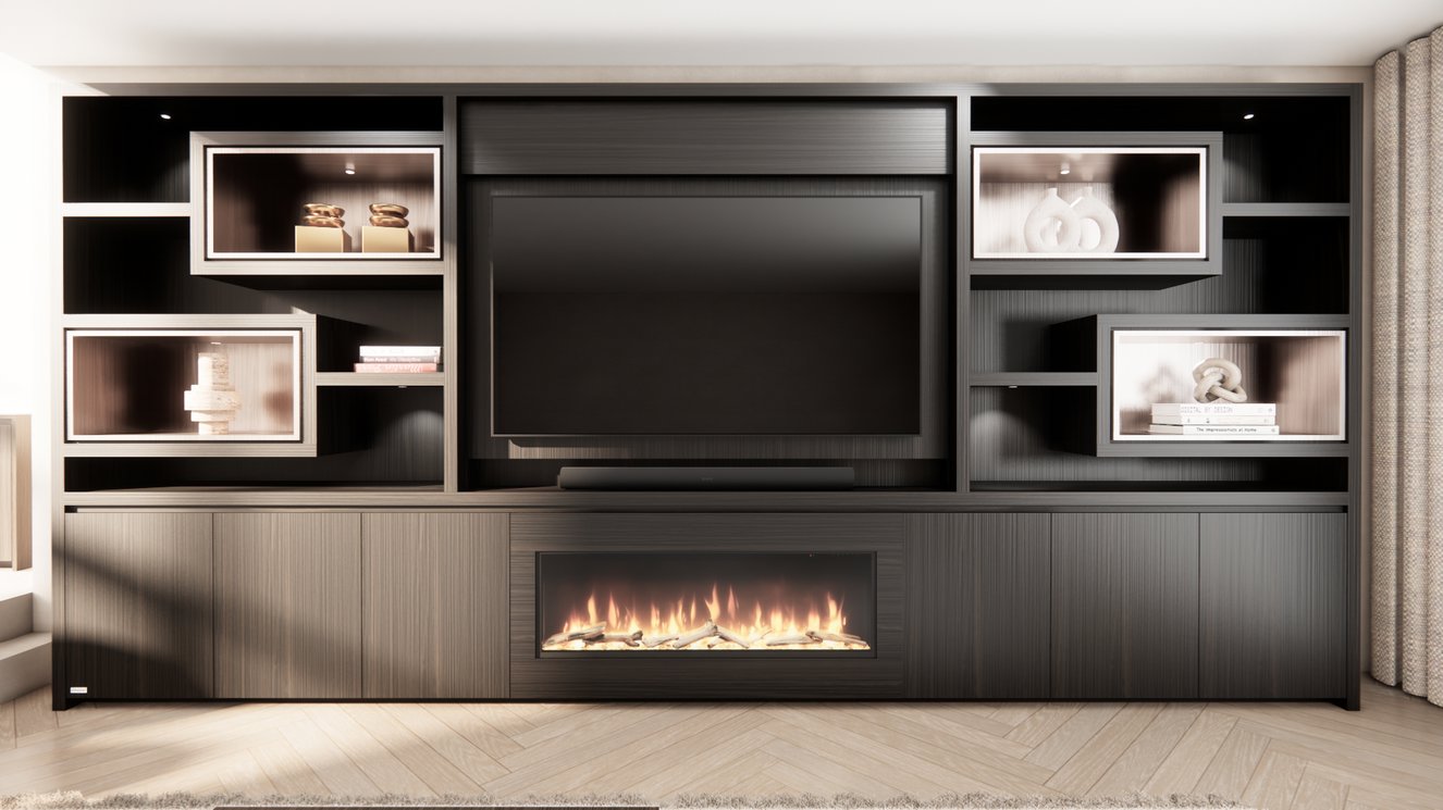 Cinewall	Monroe Royal-size 420-480	cm Eiken Dimplex