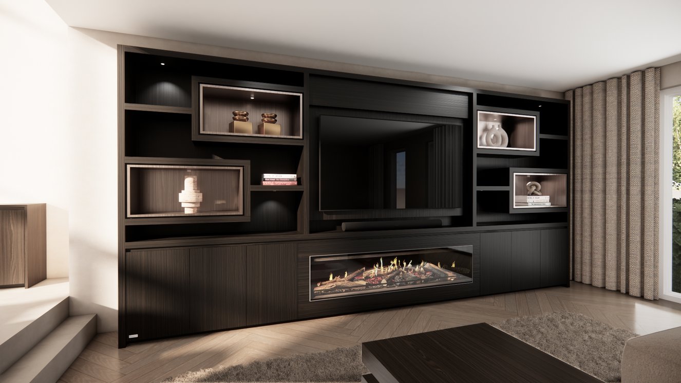 Cinewall	Monroe Royal-size 420-480	cm Eiken Kalfire	E-ONE