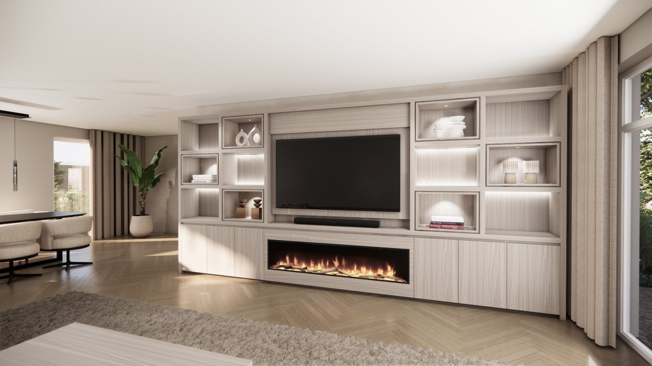 Emily Cinewall Royal-size 420-480	cm Eiken Dimplex