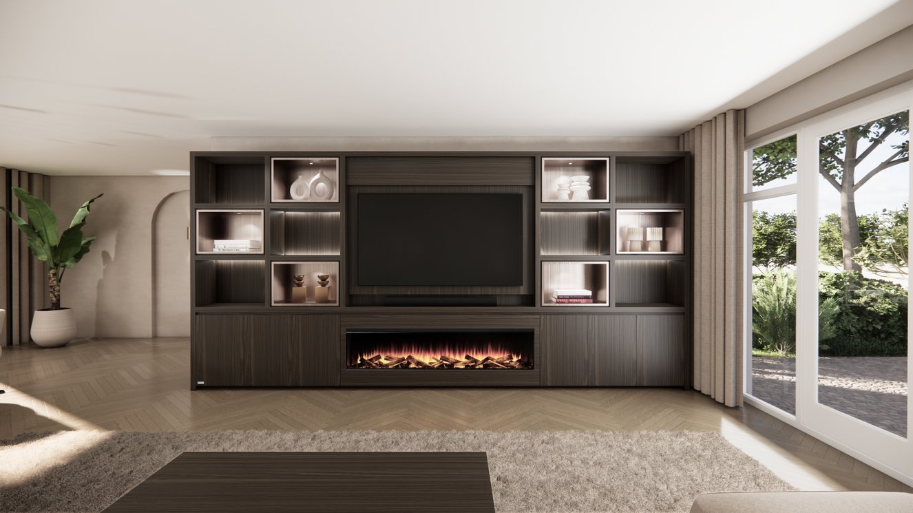 Cinewall	Emily Royal-size 420-480	cm Eiken British	Fires