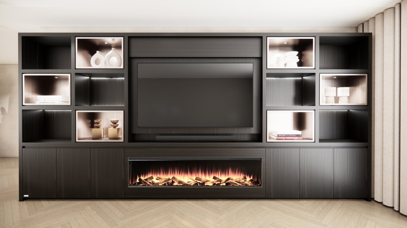 Cinewall	Emily Royal-size 420-480	cm Eiken British	Fires