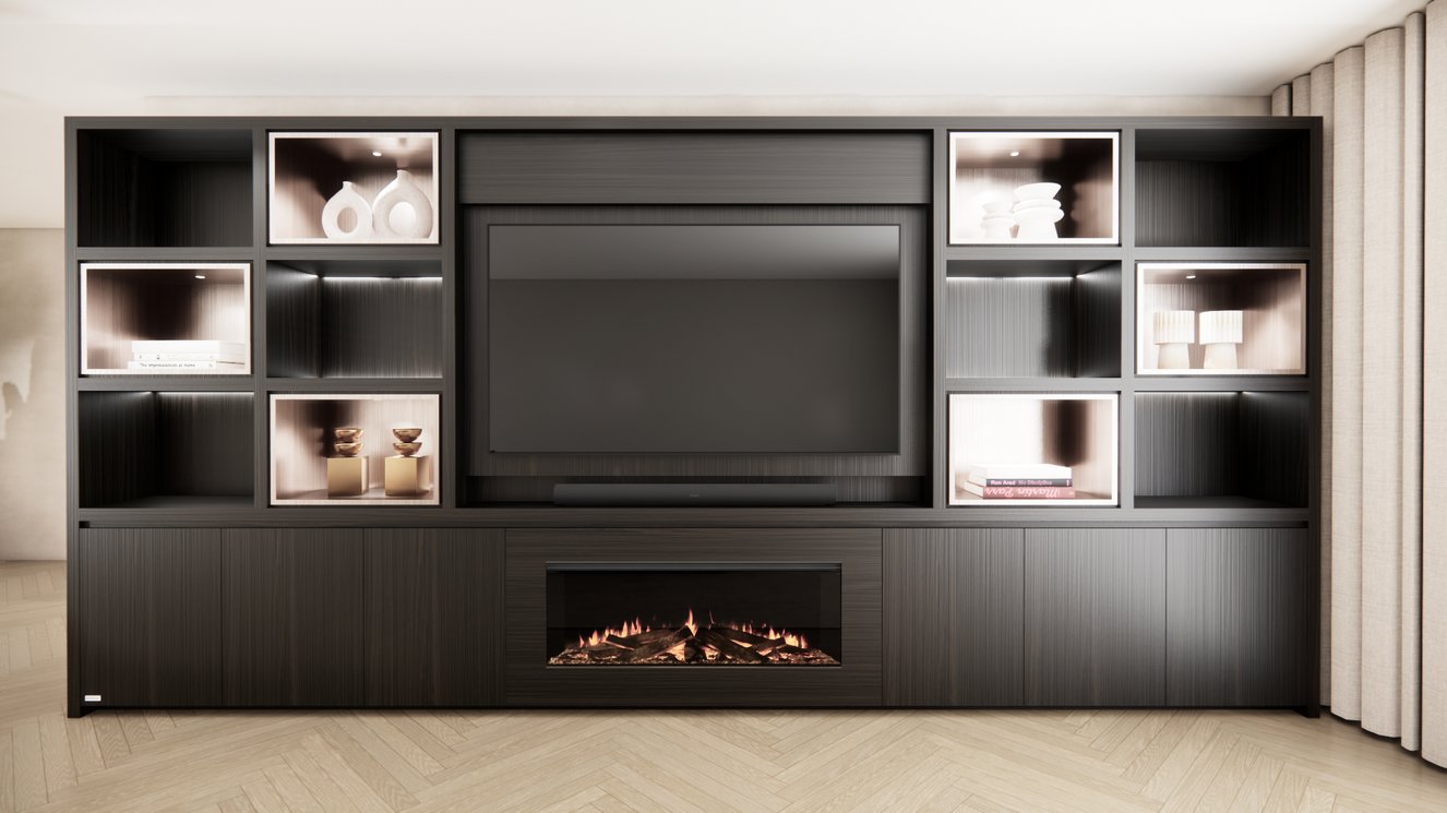 Cinewall	Emily Royal-size 420-480	cm Eiken British	Fires