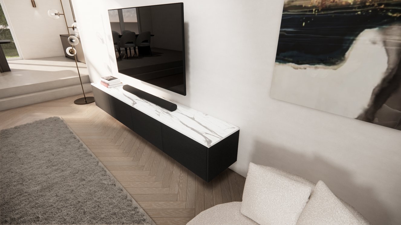 Tv-Meubel	Murphy Melamine 4	Kleppen Eiken Marmer	blad