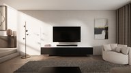 Murphy TV-Meubel 4 Kleppen Eiken Marmer