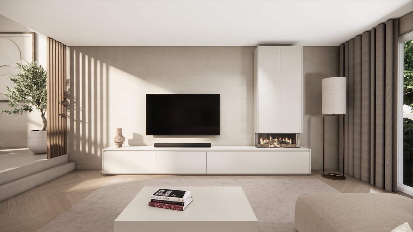 Tv-Meubel	Mason British	Fires	870 4-kleppen Chimney Royal