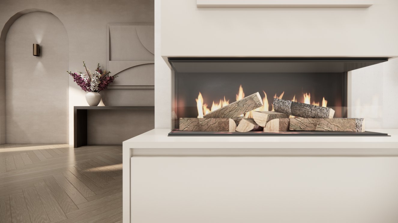 Tv-Meubel	Mason British	Fires	870 3-kleppen Chimney Excellent