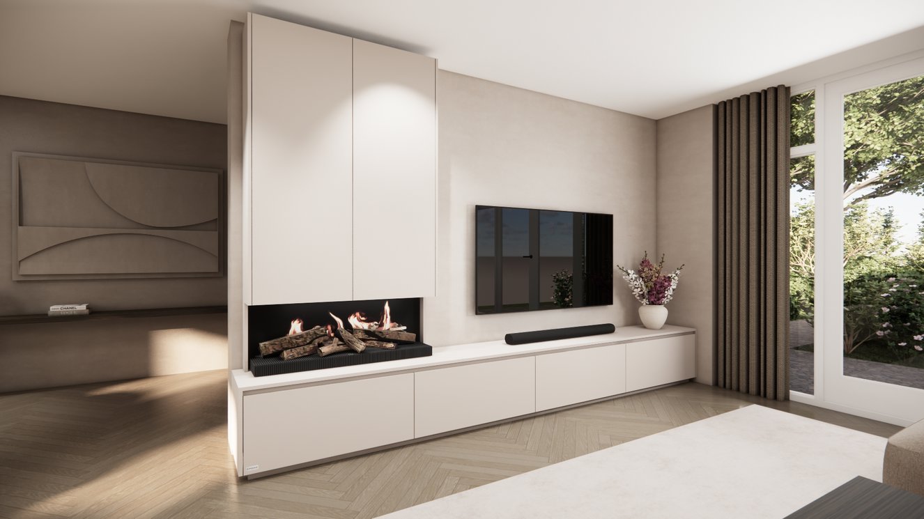 Tv-Meubel	Mason Kalfire	E55 4-kleppen Chimney Royal