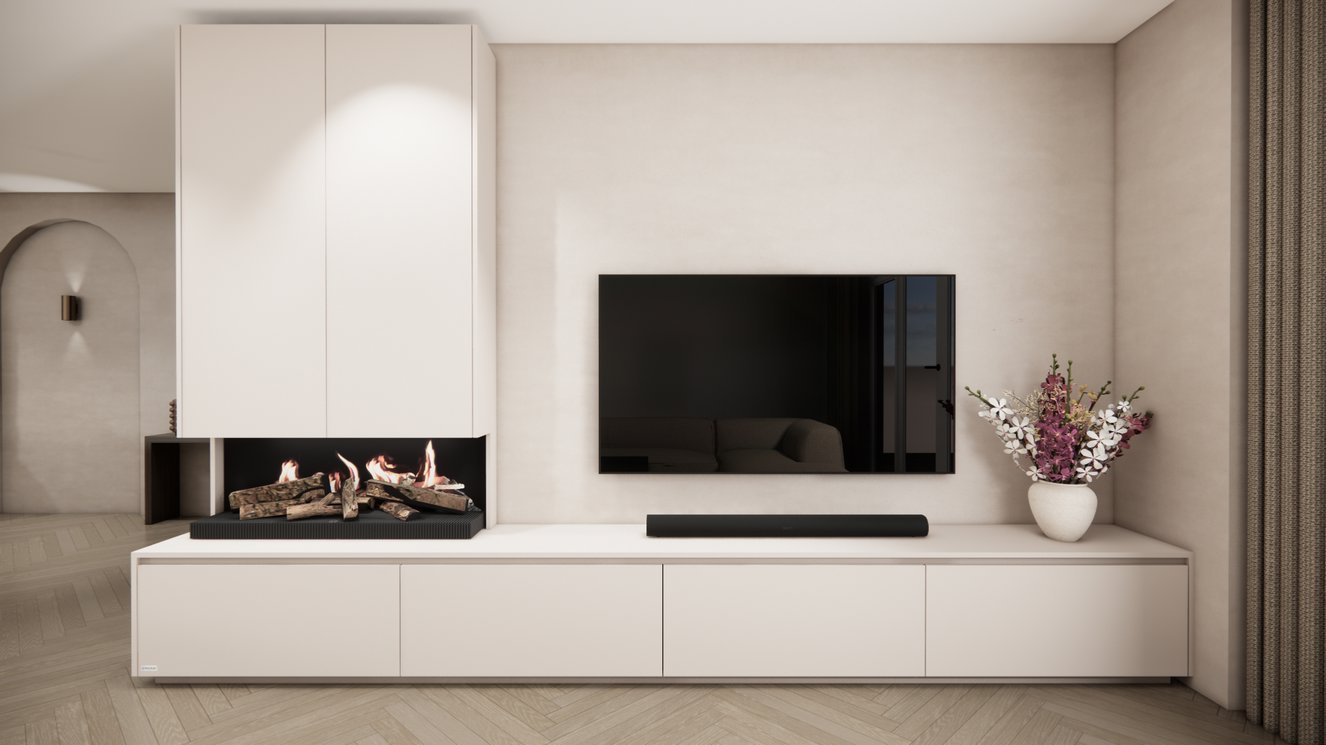 Tv-Meubel	Mason Kalfire	E55 4-kleppen Chimney Royal