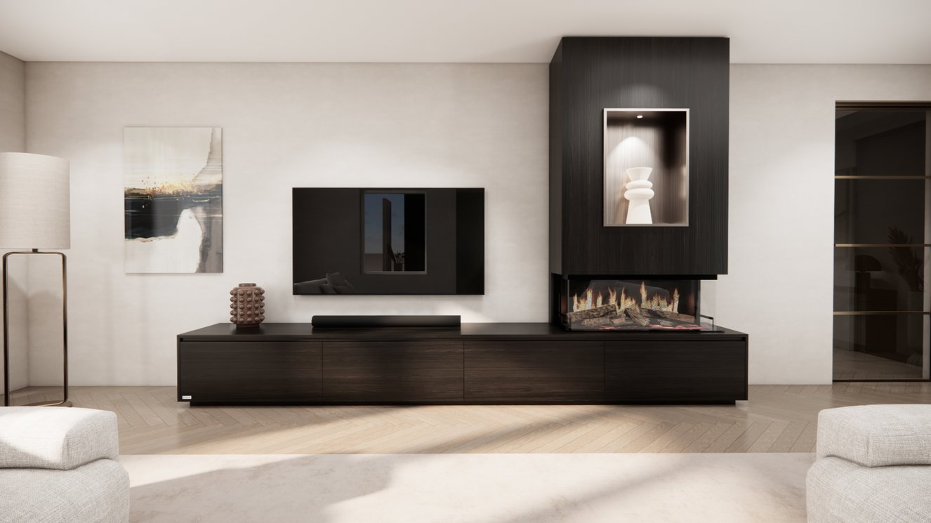 Tv-Meubel	Mason Kalfire	E-ONE	100S 4-kleppen Chimney Grand