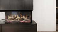 tv meubel met koof en Kalfire elektrische haard e-one 100S