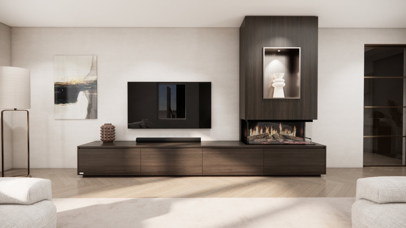 Tv-Meubel	Mason Kalfire	E-ONE	100S 4-kleppen Chimney Grand