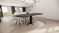 Trapini Tafel Scheve Poot Ronde Bak
