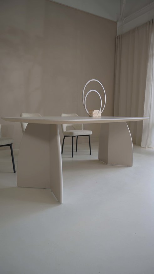 Amalfi Eettafel Deens	Ovaal Eiken