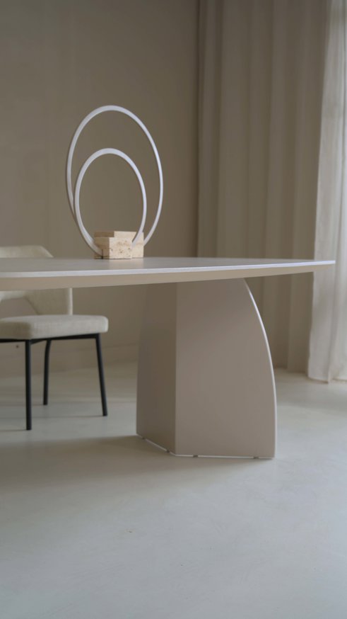 Amalfi Eettafel Deens	Ovaal Eiken