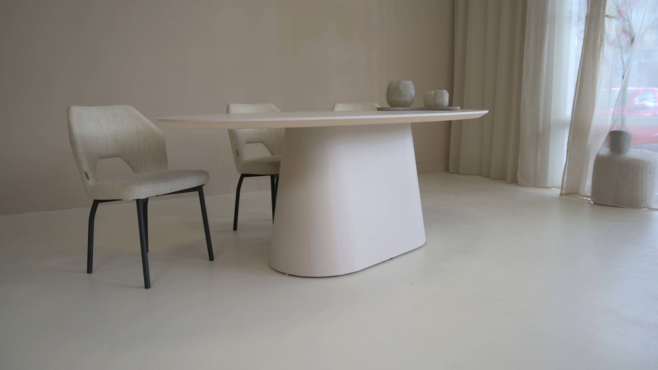 Reggio Wide Oval Eettafel Ovaal Eiken