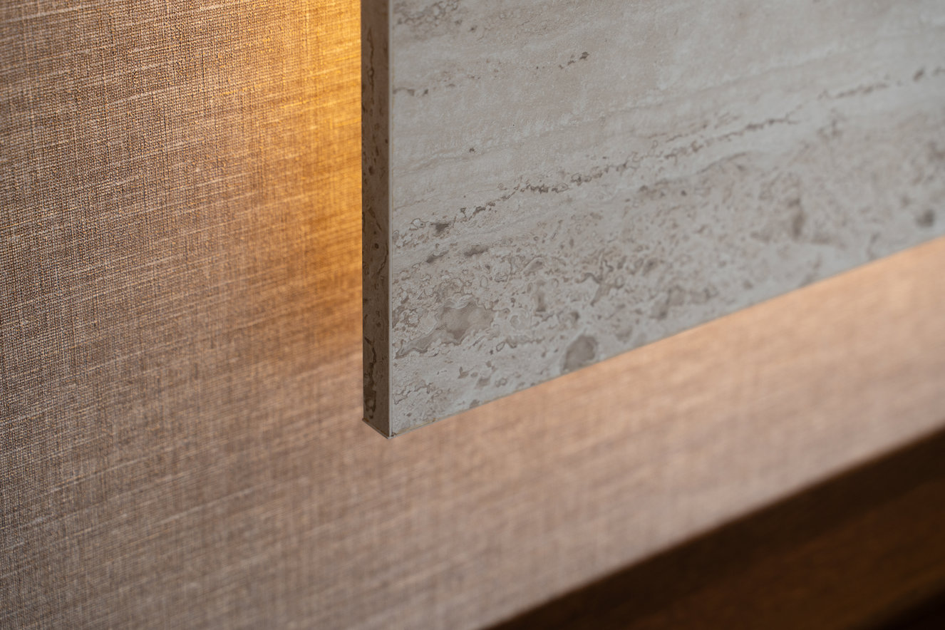 Travertin	Melamine TV-paneel