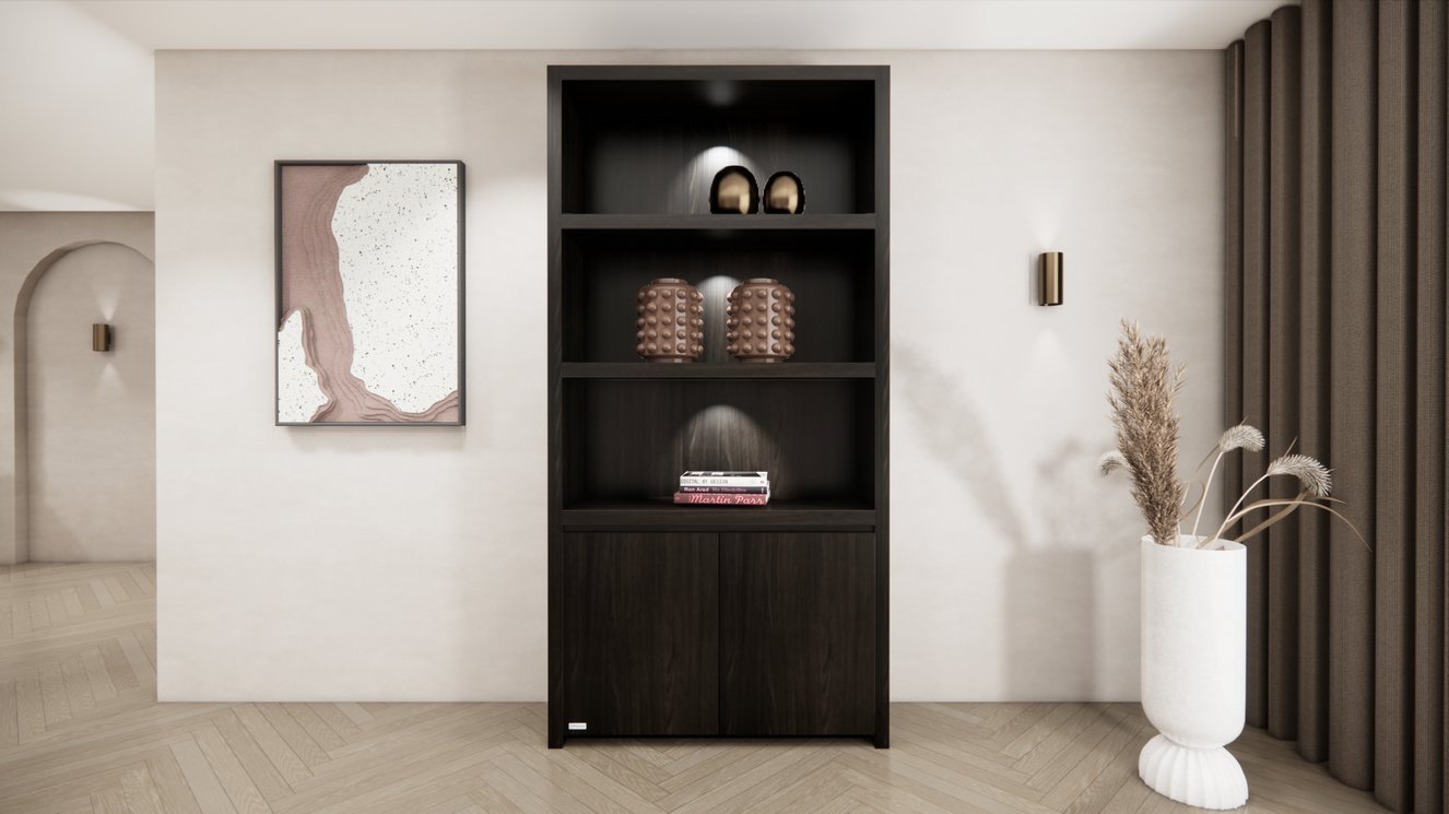 Andrew Vakkenkast Double-size Eiken 80-120 cm Eiken