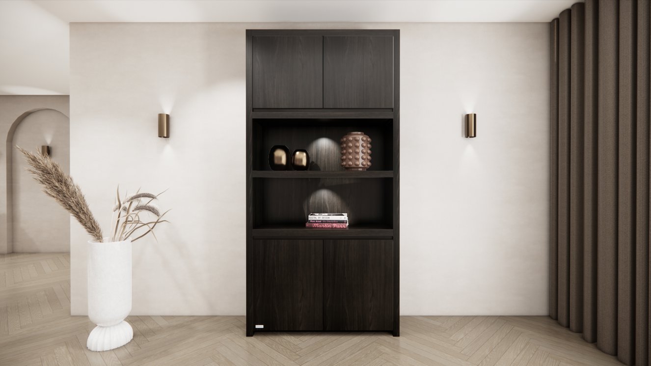 Franklin Vakkenkast Double-size 80-120	cm Eiken