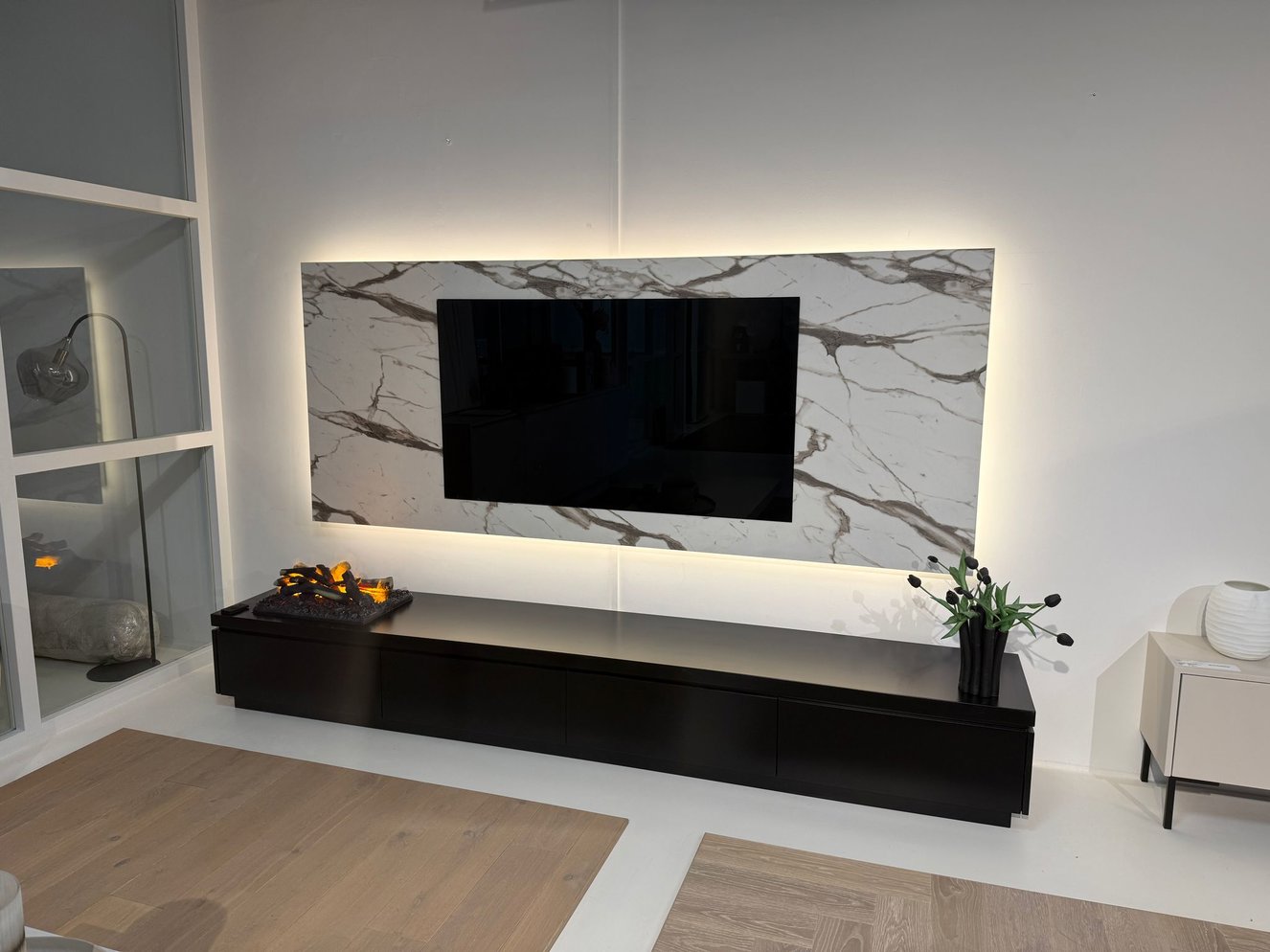 Marmer	Melamine TV-paneel