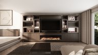 Gatsby Cinewall Royal-size 420-480 cm Eiken Dimplex 74Inch