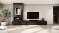 tv meubel met koof puuur kalfire e one 100 F