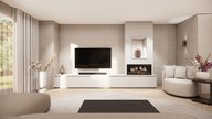 tv meubel met koof puuur kalfire e one 100 F