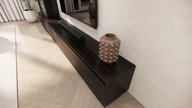 tv meubel met koof puuur kalfire e one 100 F